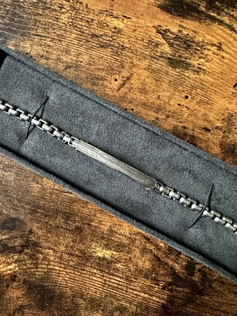 David Yurman Meteorite ID Bracelet - 6mm - 8.5" - RARE